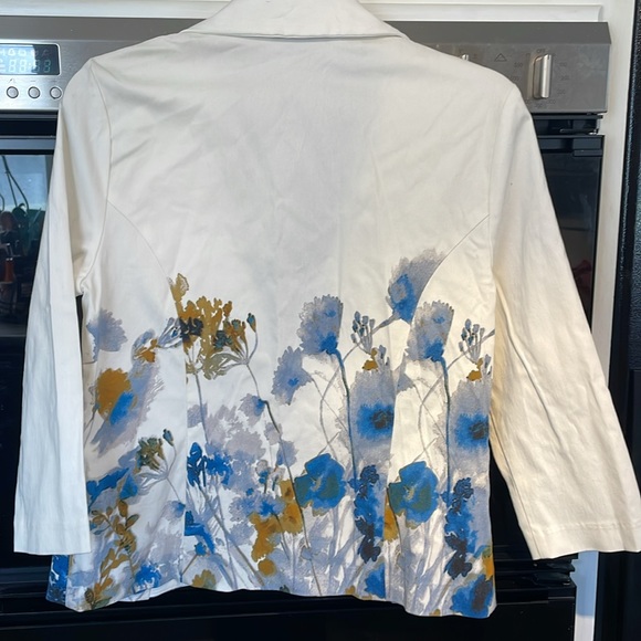 MICHAEL TYLER 3/4 SLEEVE WHITE JACKET BLAZER NWT SMALL - Picture 4 of 4